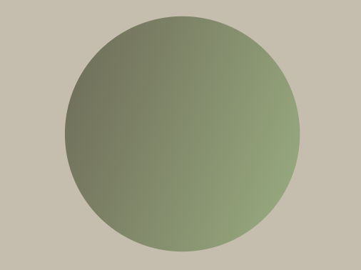 Animated circle that changes colour